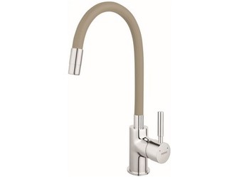 baterie FERRO 70710,0BE stoj.dřez, ram.elastické BÉŽ/Cr