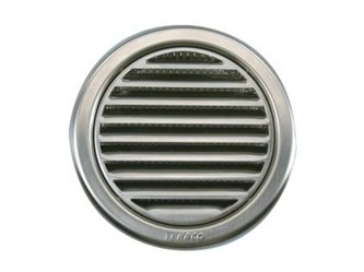 mřížka větrací se síťovinou pr.100mm nerez