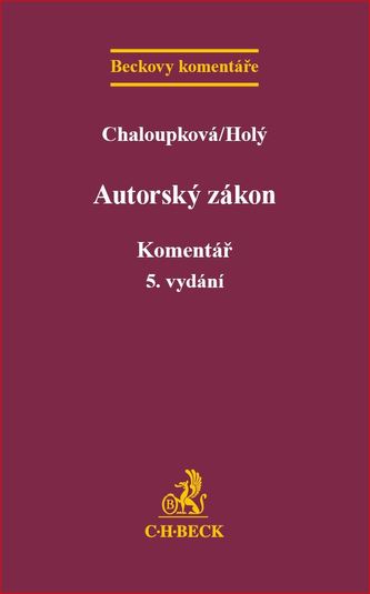 Autorský zákon, 5. vydání