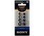 Sony náhradní silikonové koncovky pro sluchátka do uší, 4 velikosti, černé