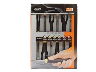 šroubovák sada 6díl. PLOCHÉ, PHILLIPS BE-9881 BAHCO