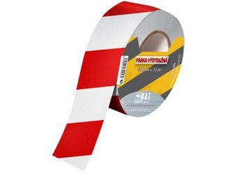 páska výstražná 75mmx250m ČRV-BÍ