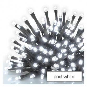Standard LED spojovací vánoční řetěz – záclona, 1x2 m, venkovní, studená bílá, časovač