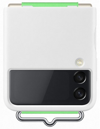 Samsung EF-GF711TW Strap Silicone Z Flip3, White