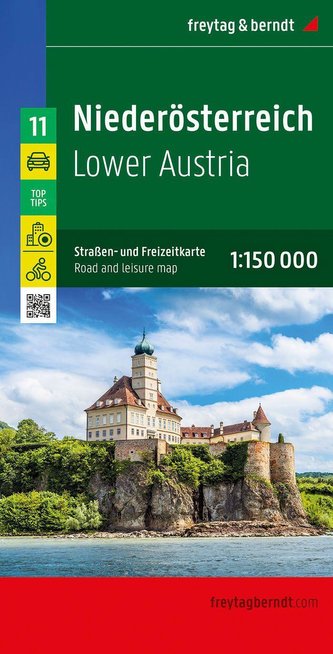 Niederösterreich, Straßen- und Freizeitkarte 1:150.000, freytag & berndt
