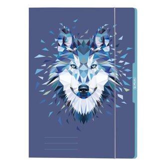Herlitz - Desky A4 s gumou, Wild Animals
