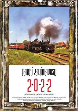 Parní zajímavosti - nástěnný kalendář 2022