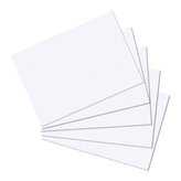 Herlitz - Karty do kartotéky A5, biele, čisté