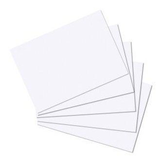 Herlitz - Karty do kartotéky, A6, čisté biele