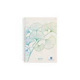 Herlitz - Spirálový blok A5/70 listů, čtvereček, Ginkgo
