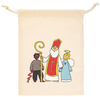 Zaťahovacie vrecko Mikulášsky 35x26 cm