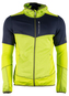 GTS 3015 M S20 - Pánská mikina Waffle Fleece, Bicolour - lime - S
