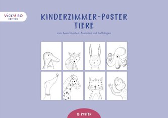 Kinderzimmer-Poster - Tiere