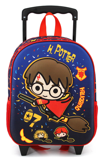Dětský 3D batoh s vozíkem Harry Potter: Chibi Famfrpál (objem 11 litrů|26 x 34 x 13 cm) Dětský 3D batoh s vozíkem Harry Potter: Chibi Famfrpál (objem 11 litrů|26 x 34 x 13 cm)