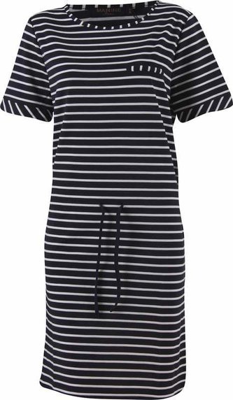 MARINE-dám.šaty s kr.ruk. - modré - 40