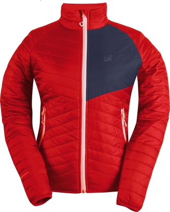 JÄKKVIK- dámská ECO izolační bunda - červená - 36