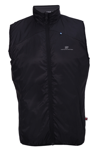 OLDEN - ECO pánská lehká zateplená vesta PRIMALOFT - black - S