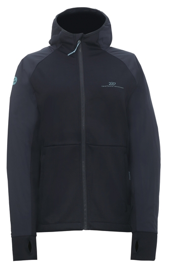 KAPPSTAD - dámská hybridní bunda s kapucí - Ink - 36