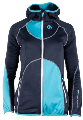 GTS 3015 L S20 - Dámská mikina Waffle Fleece, Bicolour - navy - 36