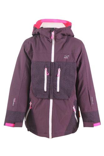 GÄLLIVARE - dívčí ECO lyžařská bunda - fialová - 164