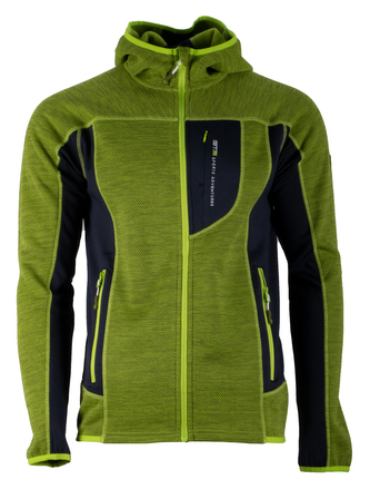 GTS 3018 M S20 - Pánská fleece mikina s kapucí - olive - M