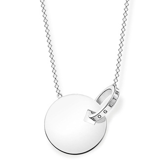 Náhrdelník \"Spolu\" Thomas Sabo, KE1948-637-21-L60v, Sterling Silver, 925 Sterling silver, blackened