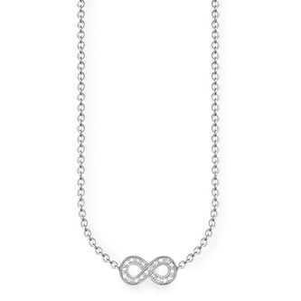 Náhrdelník \"Nekonečno\" Thomas Sabo, D_KE0001-725-14-L45v, Sterling silver, 925 Sterling silver, white diamond