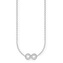 Náhrdelník \"Nekonečno\" Thomas Sabo, D_KE0001-725-14-L45v, Sterling silver, 925 Sterling silver, white diamond