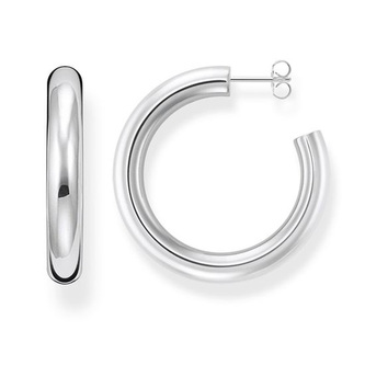 Náušnice kruhové velké Thomas Sabo, CR637-001-21, Sterling Silver, 925 Sterling silver