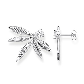 Náušnice \"List\" Thomas Sabo, H2106-051-14, Sterling Silver, 925 Sterling silver, zirconia white