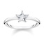 Prsten \"Hvězda\" Thomas Sabo, TR2270-051-14-52, Sterling Silver, 925 Sterling silver, zirconia white