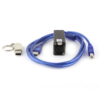 Světelný kontrolér Futurelight, Černý s modrým kabelem