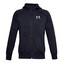 SPECKLED FLEECE FZ HOODIE - L, L
