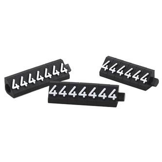 POS | RET0006_04, Plastové znaky cenovek, po 20ks, 4