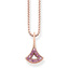 Náhrdelník \"Asijský ornament\" Thomas Sabo, KE1740-540-10-L45v, Sterling Silver, 925 Sterling silver, 18k rose gold plating, synthetic corundum