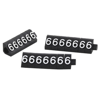 POS | RET0006_06, Plastové znaky cenovek, po 20ks, 6