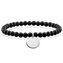Náramek \"Obsidián\" Thomas Sabo, LBA0114-023-11-L15,5, Love Bridge, 925 Sterling silver, obsidian
