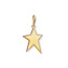Přívěsek \"Zlatá hvězda\" Thomas Sabo, Y0040-413-39, Charm Club, 925 Sterling silver, 18k yellow gold plating