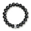 Náramek \"Obsidián\" Thomas Sabo, X0035-023-11-L, Charm Club, 925 Sterling silver, obsidian