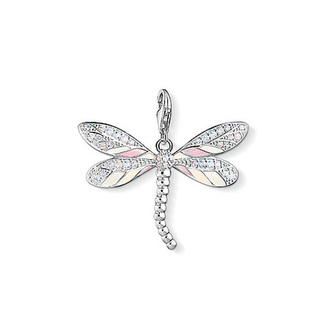 Přívěsek \"Vážka\" Thomas Sabo, Y0001-496-9, Charm Club, 925 Sterling silver, cold enamel, glass-ceramic stone