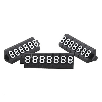 POS | RET0006_08, Plastové znaky cenovek, po 20ks, 8