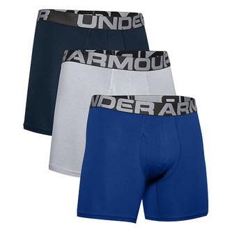 UA Charged Cotton 6in 3 Pack-BLU, UA Charged Cotton 6in 3 Pack-BLU | 1363617-400 | LG