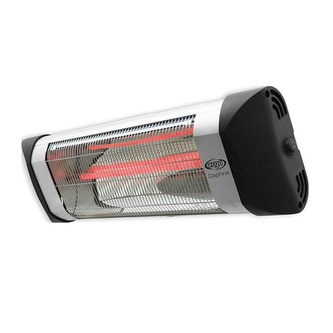 Venkovní topidlo ARGO, 191070176, DAPHNE, uhlíková vlákna, ochrana IP55, kovové tělo, nastavitelný sklon a orientace, vytápěný objem do 9 m3, 2000 W