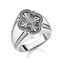 Prsten \"Kříž\" Thomas Sabo, TR2244-637-21-62, Sterling Silver, 925 Sterling silver, blackened
