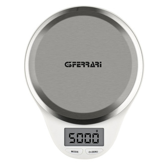 Kuchyňská váha G3Ferrari, G2008201, Maddy, elektronická, nerez plocha, automatické vypnutí, tara, 1 gr - 5 kg