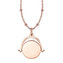 Náhrdelník \"Žeton\" Thomas Sabo, LBKE0003-415-12-L45v, Love Bridge, 925 Sterling silver, 18k rose gold plating