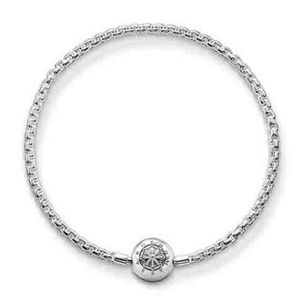Náramek na korálky Thomas Sabo, KA0001-001-12-L18, Karma Beads, 925 Sterling silver