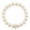 Náramek \"Perly\" Thomas Sabo, X0041-082-14-M, Charm Club, 925 Sterling silver, freshwater pearl white