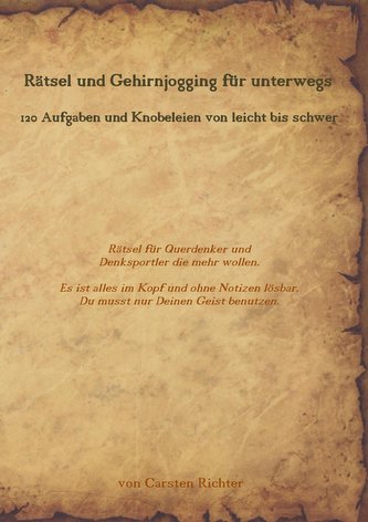Rätsel und Gehirnjogging für unterwegs