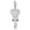 Přívěsek \"Lapač snů ve tvaru srdce\" Thomas Sabo, 1426-041-27, Charm Club, 925 Sterling silver, cold enamel red/zirconia white